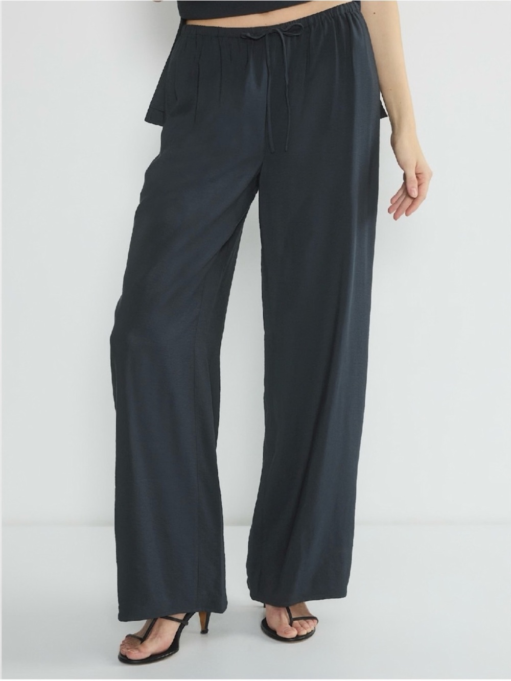 Aritzia Lucinda Pant Navy Blue